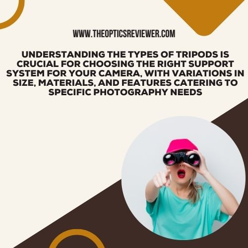 types of tripods and differences